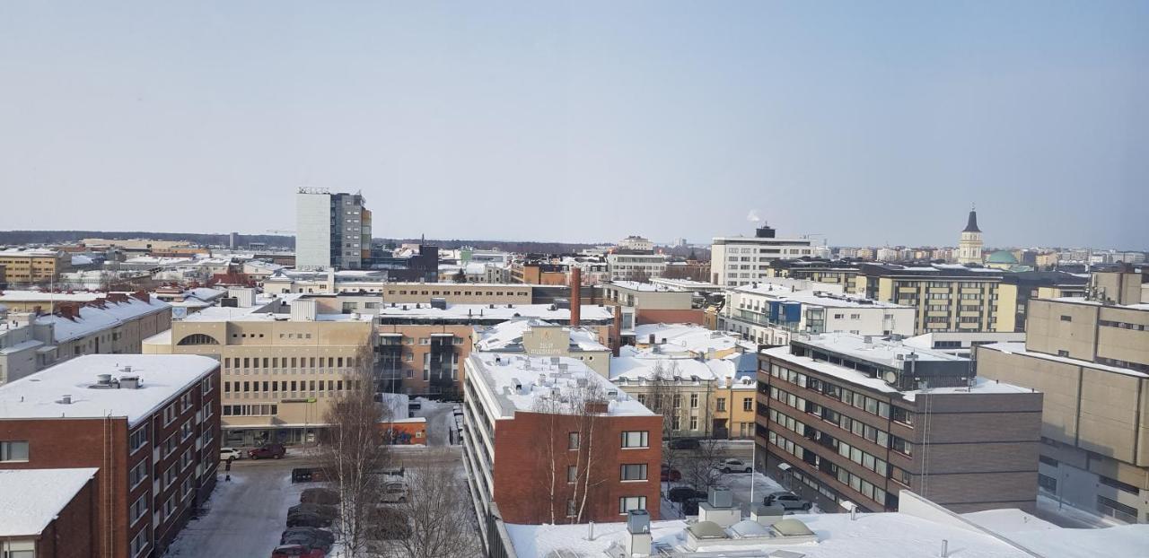 Keskustan Kaksio 45 M2 Autopaikalla, Rautatienkatu 19, 9 Krs Daire Oulu Dış mekan fotoğraf